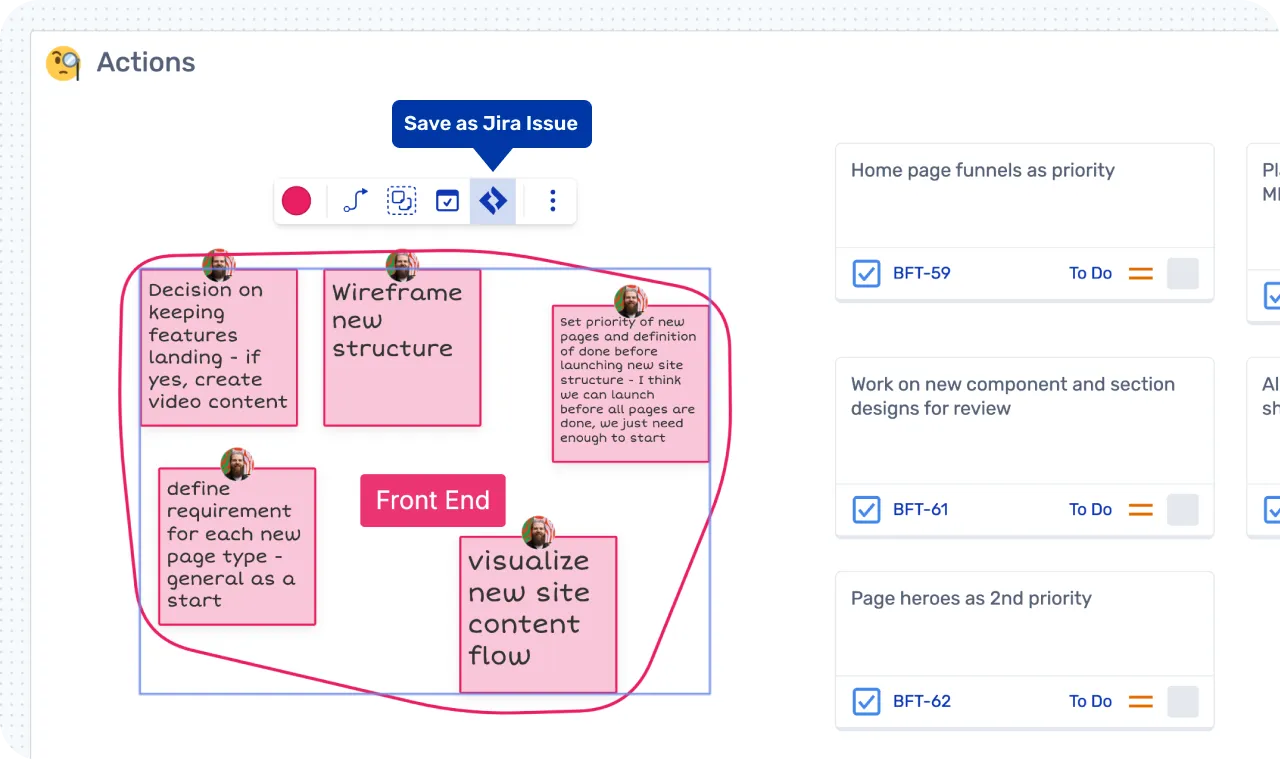 Build your Jira backlog with sticky notes