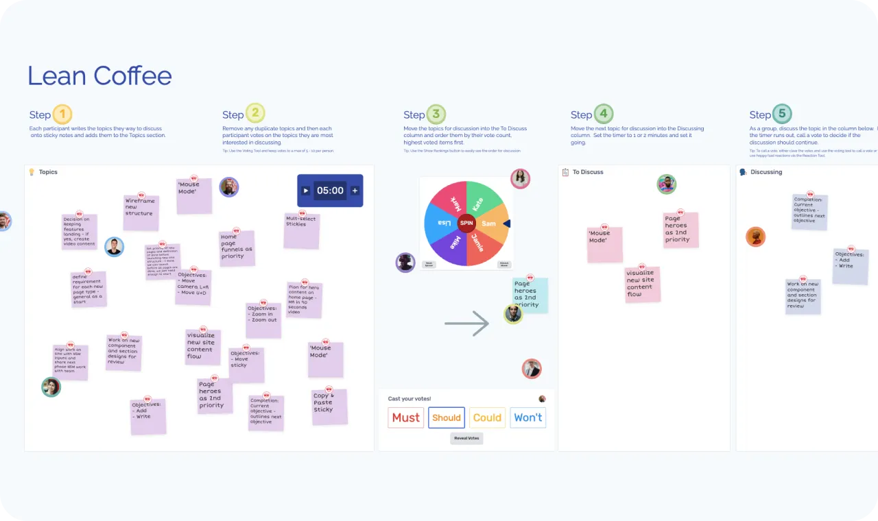 Seamless collaboration for remote and hybrid teams.